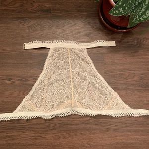 Victoria’s Secret | White Lace High Neck Bralette